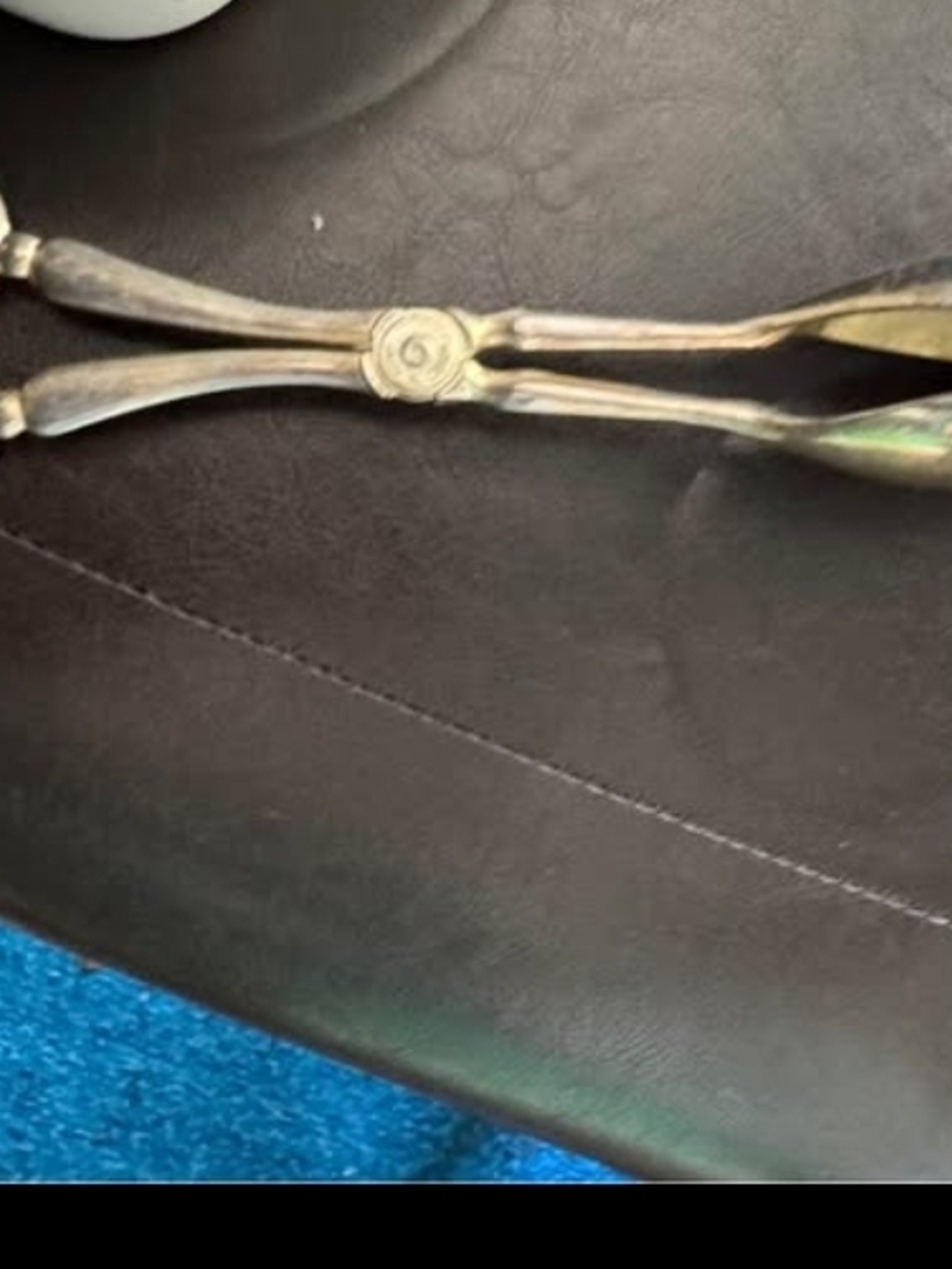Antique-Style Brass Sugar Tongs
